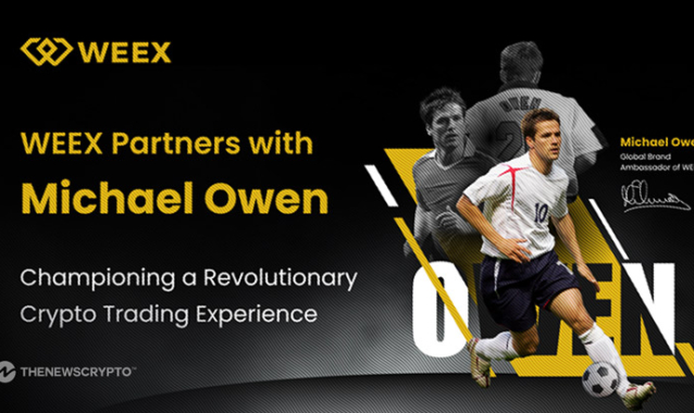 WEEX Partners With Michael Owen to Champion Their Revolutionary Crypto Trading Experiences