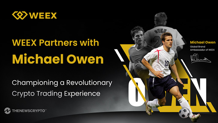 WEEX Partners With Michael Owen to Champion Their Revolutionary Crypto Trading Experiences