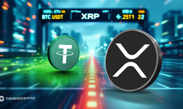 XRP Surpasses USDT and SOL to Claim Third-Largest Cryptocurrency Spot.