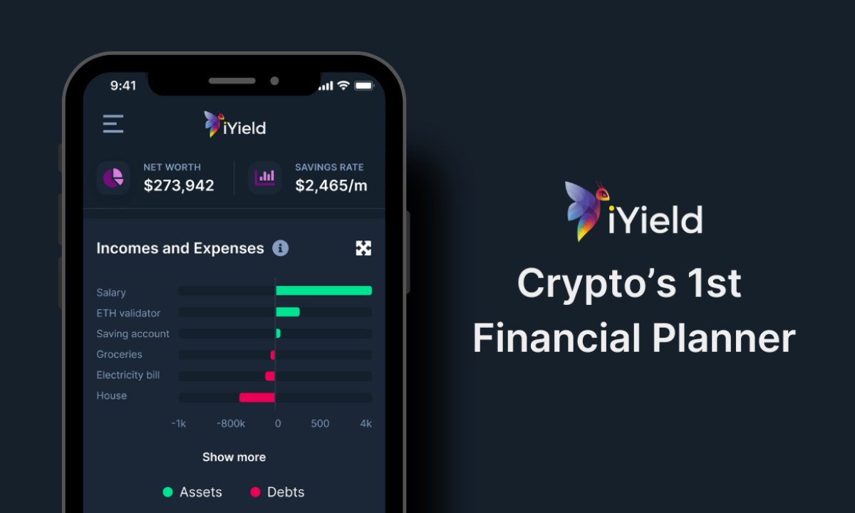 iYield Launches Crypto’s 1st Financial Planning Tool