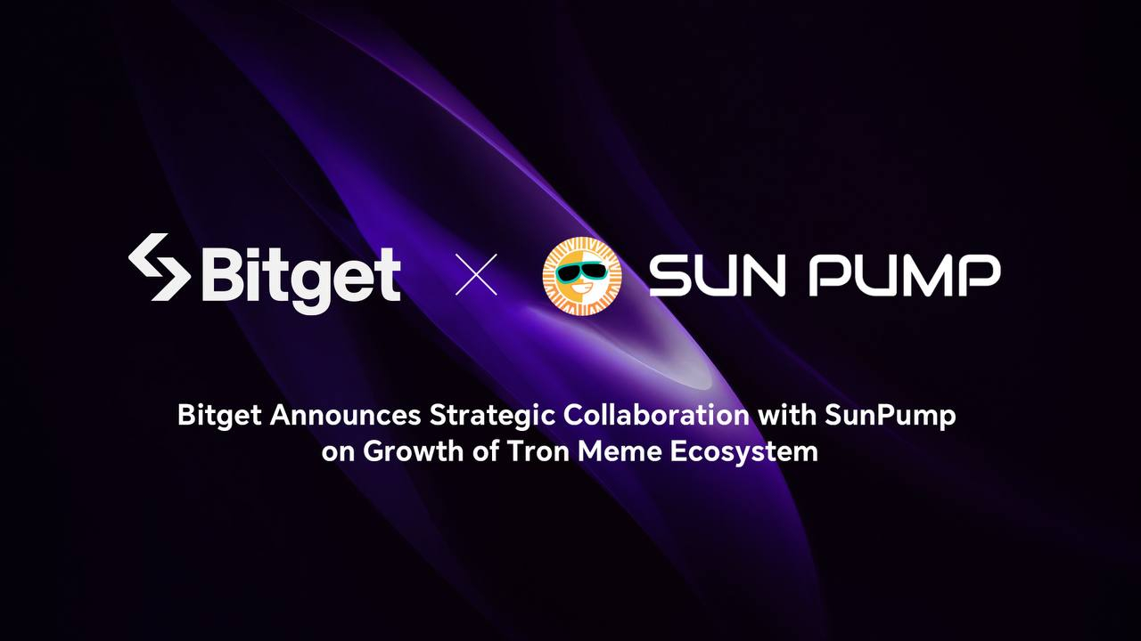 Bitget Announces Strategic Collaboration with SunPump on Growth of Tron Meme Ecosystem