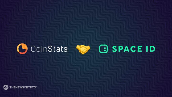 CoinStats Partners With SPACE ID as Web3 Domain Name Usage Skyrockets  