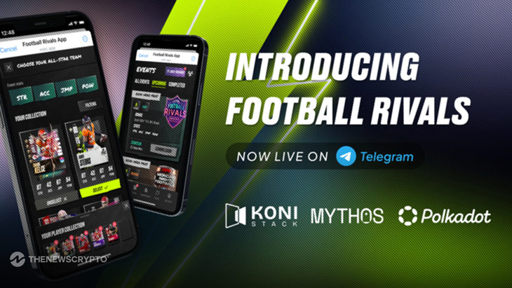 Koni Stack Launches 'Football Rivals' on Telegram, Onboarding Millions of Users to Mythos & Polkadot