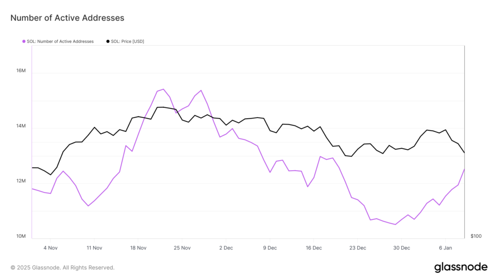 Solana Faces Crucial Test at $201 as Network Activity and Price Action Diverge