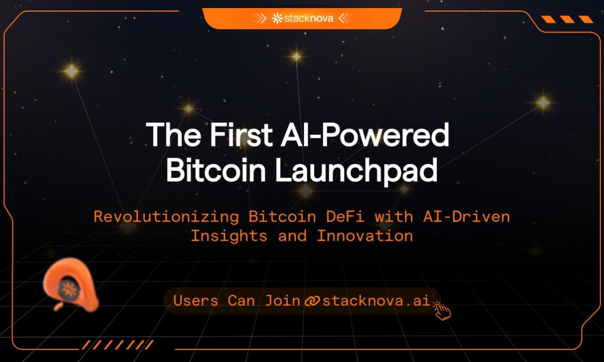 Introducing Stacknova AI: The World’s First AI-Powered Bitcoin Launchpad