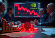 Crypto Market Dips Sharply as U.S. Economic Pressures Trigger Sell-Off