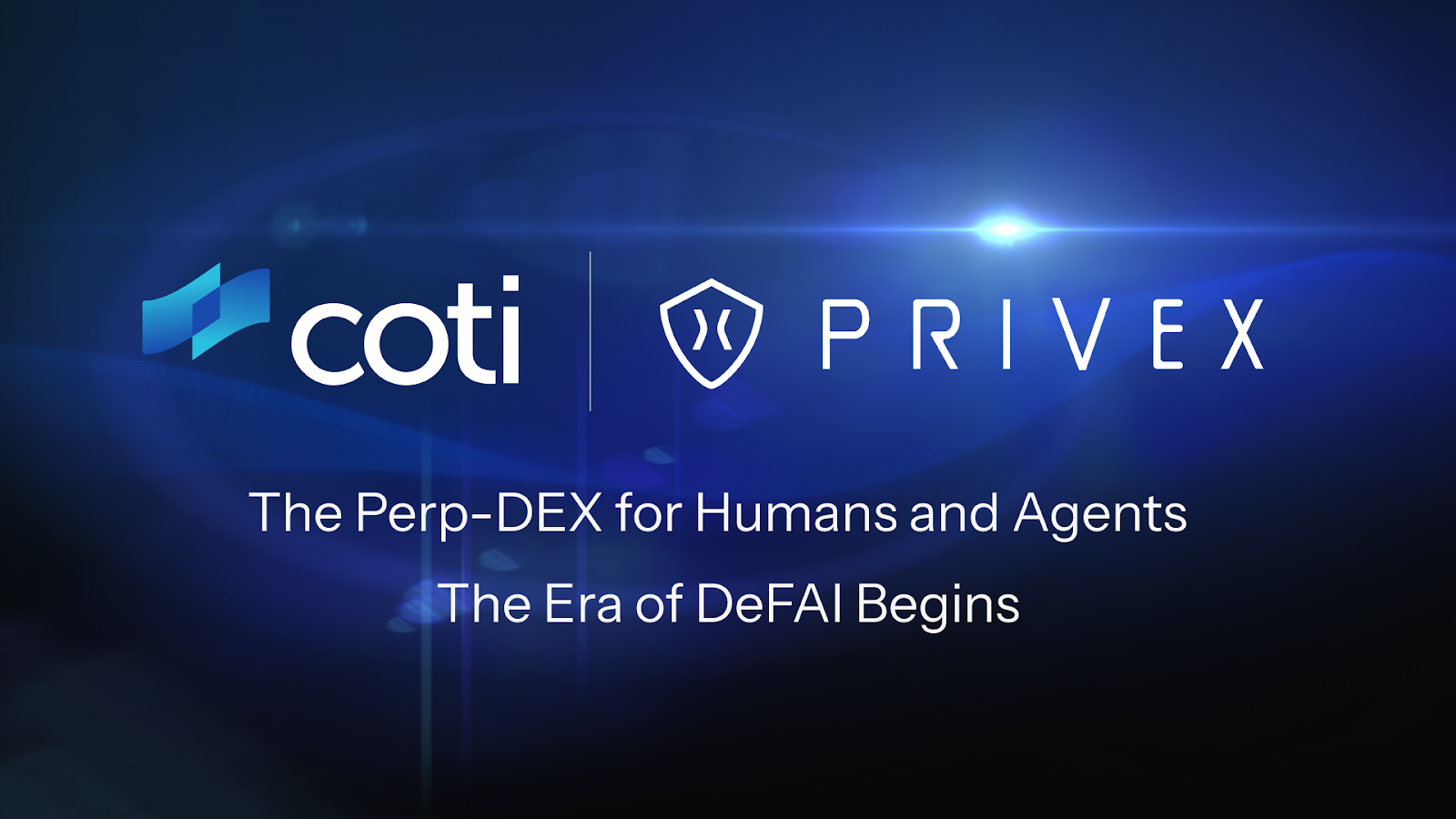 COTI Launches PriveX: First Intent-Based Perp-DEX with AI Trading Agents