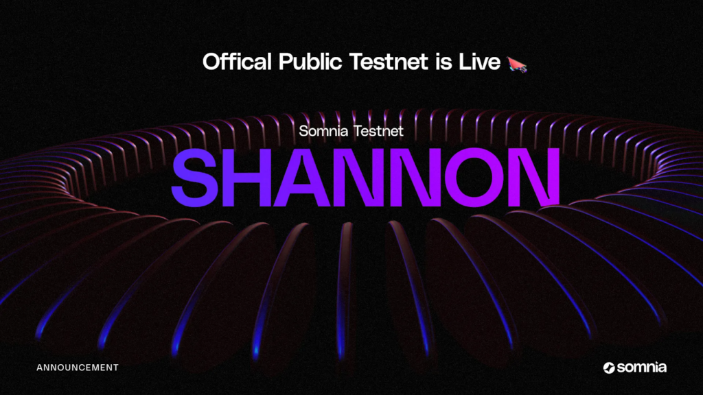 Somnia Launches Shannon Testnet to Push Blockchain Scalability Beyond Limits