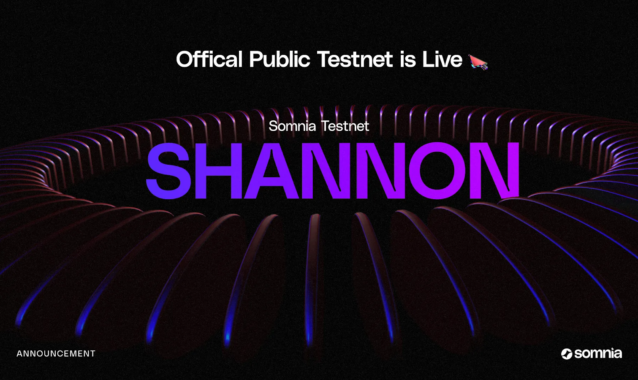 Somnia Launches Shannon Testnet to Push Blockchain Scalability Beyond Limits