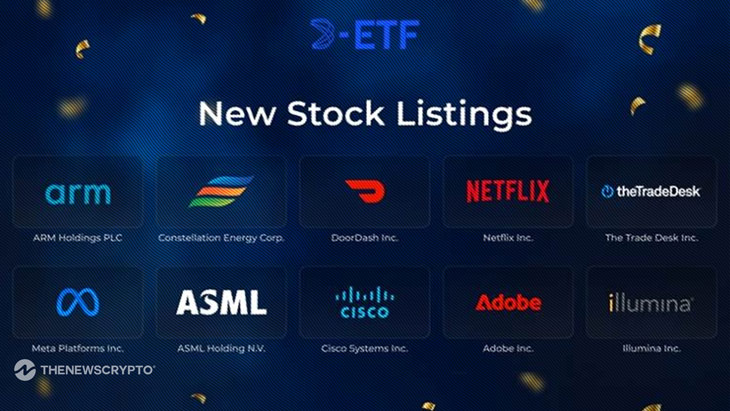 D-ETF Listings Grows: New Stocks - Led by ARM and NFLX - Meet USDT Trading