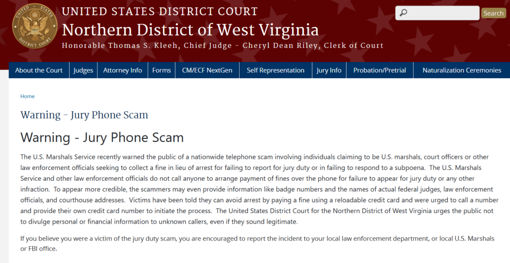 Crypto Scam Alert: Fake Jury Duty Warrants Used to Demand Bitcoin Payments