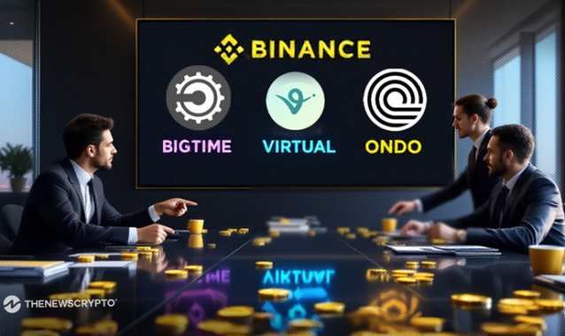 Binance Confirms Listing of ONDO, BIGTIME, and VIRTUAL Following Second Vote to List Round