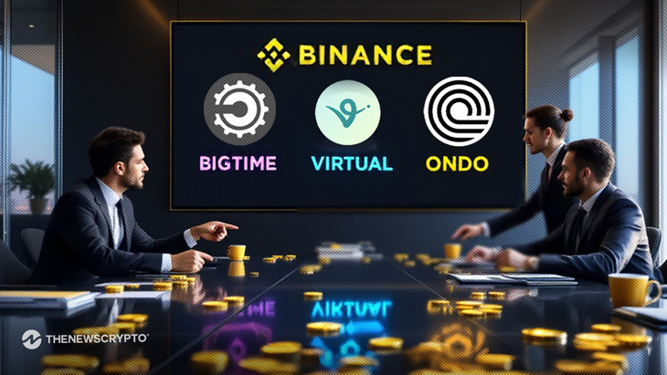 Binance Confirms Listing of ONDO, BIGTIME and VIRTUAL Following Second Vote to List Round
