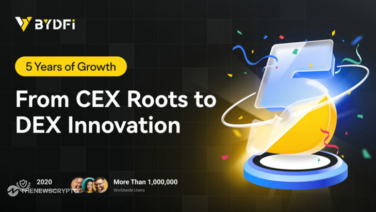 From CEX to DEX: BYDFi Celebrates 5 Years of Remarkable Growth
