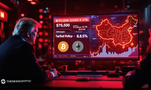Bitcoin, Ethereum Slide as Trump’s China Tariffs Trigger $411M in Liquidations