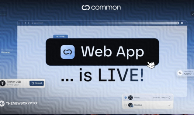 Common Launches First Privacy Web App with Subsecond Proving Times for Arbitrum and Aleph Zero EVM