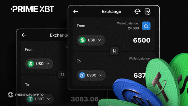 PrimeXBT Launches Instant Crypto-to-USD Exchange