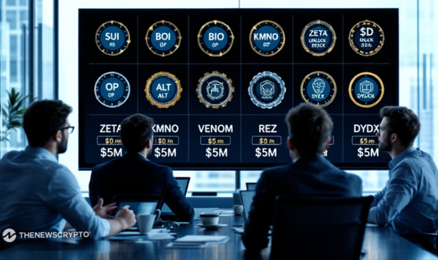 Token Unlocks to Release Over $549 Million Worth of Crypto This Week