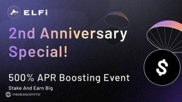 ELFi Protocol Marks 2-Year Milestone With $1.6B in Volume and Launches 500% APR Liquidity Event