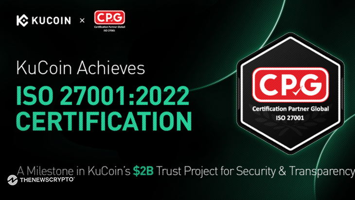 KuCoin Secures ISO 27001:2022 Certification, Advancing $2B Trust Project Goals