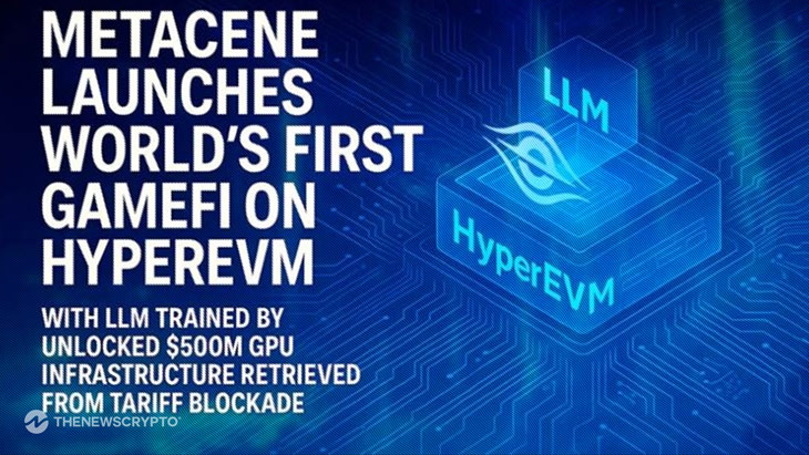 MetaCene Launches World's First GameFi on HyperEVM With LLM Trained by Unlocked $500M GPU Infrastructure Retrieved From Tariff Blockade