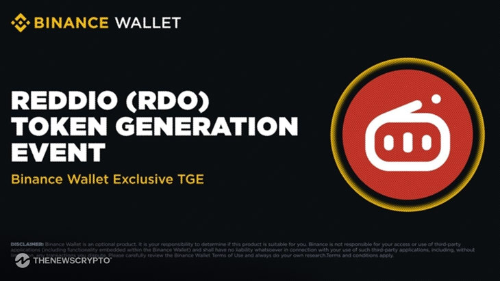 Reddio’s Exclusive Token Generation Event (TGE) and Alpha Trading on Binance Wallet - May 29, 2025