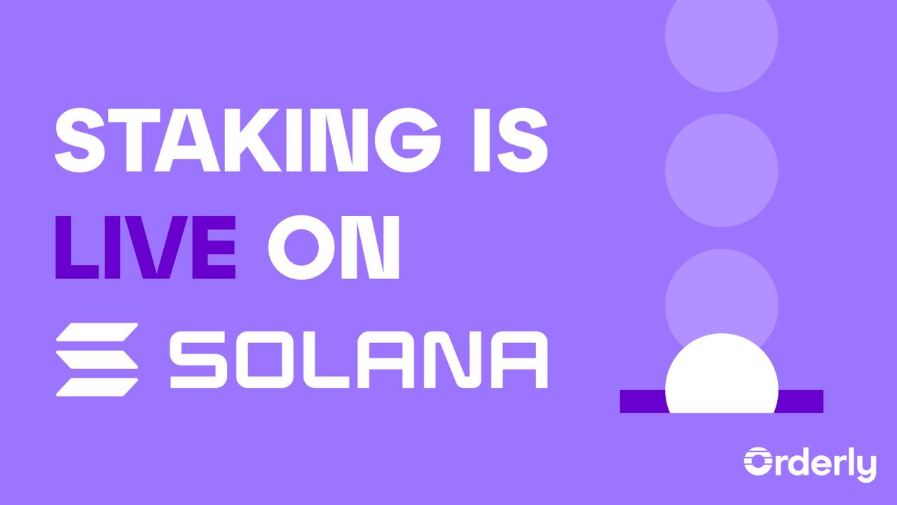 Orderly Launches $esORDER Airdrop and Staking on Solana to Boost Cross-Chain Liquidity