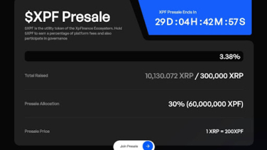 XRP Whales Flock To XPFinance Presale As 10% Of Soft Cap Fills Within Hours Of Launching – Here’s Why You Can’t Miss This XRPL Gem