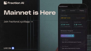 Fraction AI Launches Mainnet on Base, Ushering in Decentralized Auto-Training for AI Agents