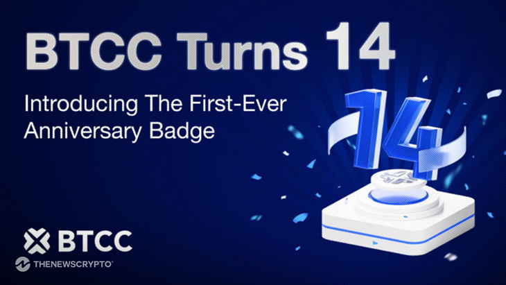BTCC Exchange Celebrates 14th Anniversary with Launch of First-Ever User Badge Program