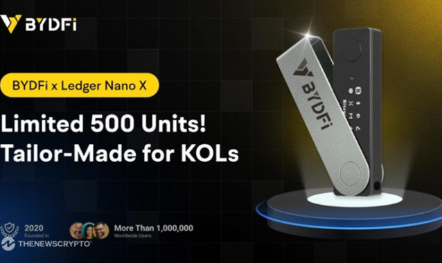 BYDFi and Ledger Launch Global Campaign with Limited BYDFi x Ledger Nano X