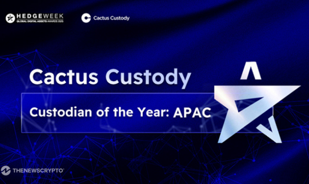 Cactus Custody Named “Custodian of the Year: APAC” by Hedgeweek for Second Year Running