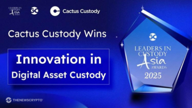 Cactus Custody Wins 2025 Innovation Award for Digital Asset Custody
