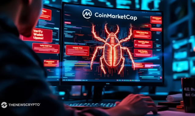 CoinMarketCap Removes Phishing “Verify Wallet” Popup After Security Breach 