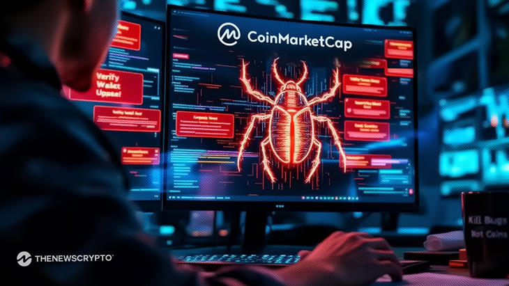 CoinMarketCap Removes Phishing “Verify Wallet” Popup After Security Breach
