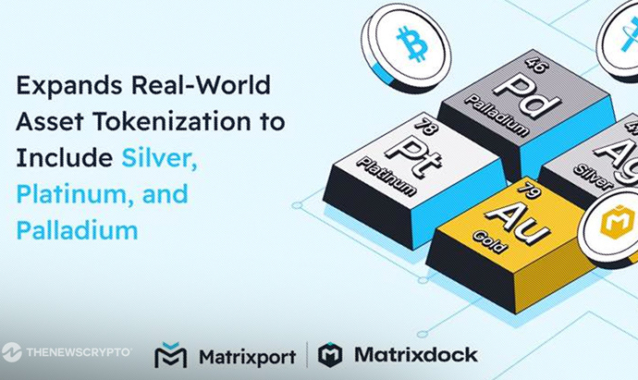 Matrixdock Expands Real-World Asset Tokenization To Include Silver, Platinum, and Palladium