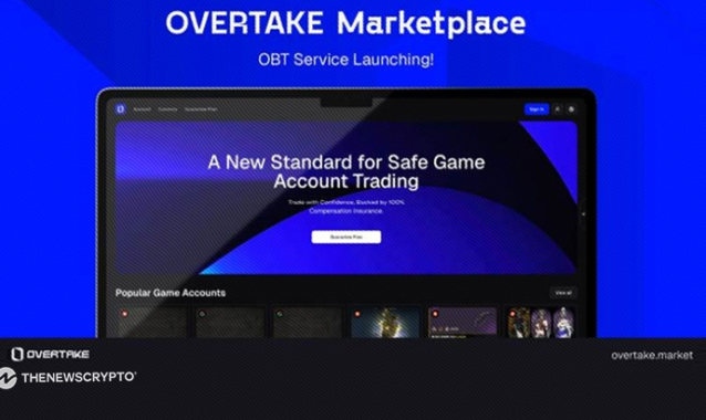Blockchain P2P Game Asset ‘Overtake Marketplace’ Open-Beta Service Launch