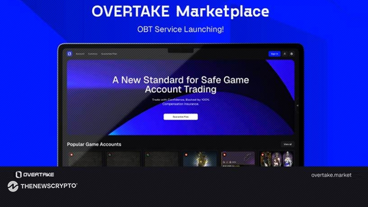 Blockchain P2P Game Asset ‘Overtake Marketplace’ Open-Beta Service Launch