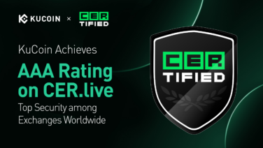 KuCoin Earns AAA Security Rating on CER.live, Further Solidifying Position