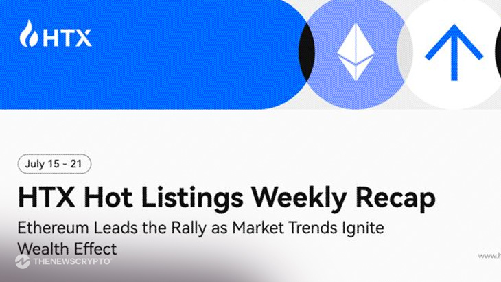 HTX Hot Listings Weekly Recap (July 15 - 21):Ethereum Leads the Rally as Market Trends Ignite Wealth Effect