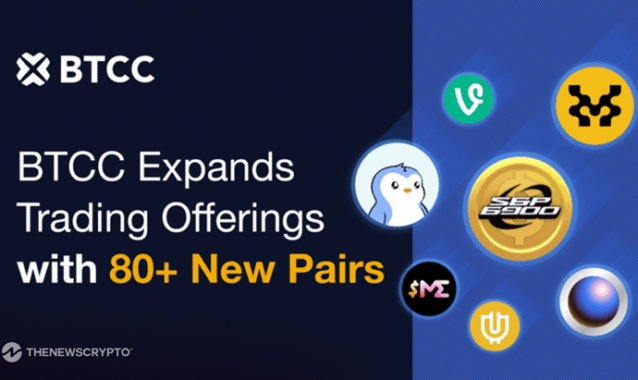 BTCC Sees 35% Spike in Spot Trading Volume After Listing 80+ New Pairs in July