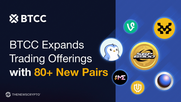 BTCC Sees 35% Spike in Spot Trading Volume After Listing 80+ New Pairs in July