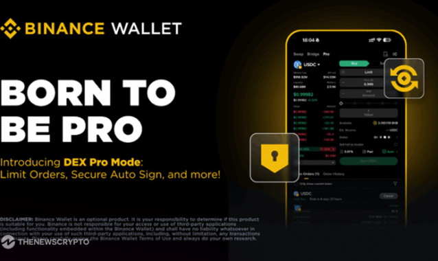 Binance Wallet Launches DEX Pro Mode With Secure Auto Sign in Wallet