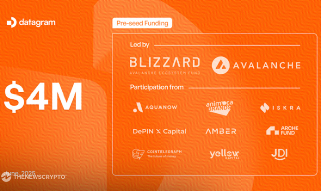 Datagram Secures $4M Pre-Seed Round Led by Blizzard the Avalanche Fund to Become DePIN Baselayer