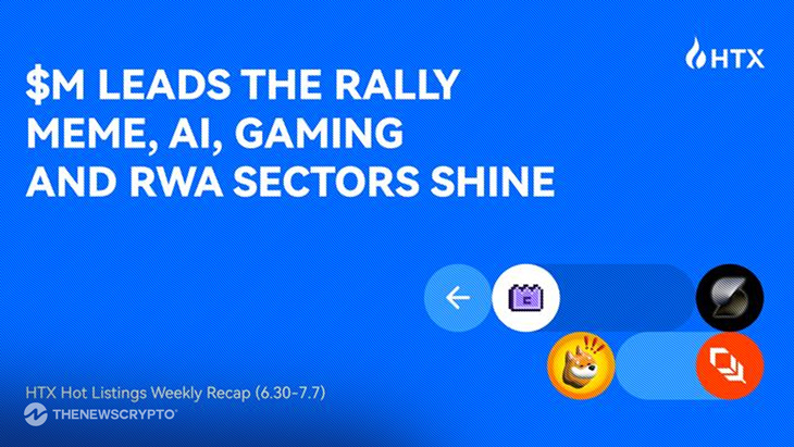 HTX Hot Listings Weekly Recap (June 30 – July 7): $M Leads the Rally, Meme, AI, Gaming, and RWA Sectors Shine — HTX’s Wealth Effect in Full Force