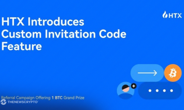 HTX Introduces Custom Invitation Code Feature With Referral Campaign Offering 1 BTC Grand Prize
