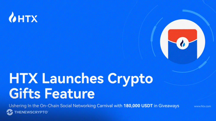 HTX Launches Crypto Gifts Feature: Ushering in the On-Chain Social Networking Carnival With 180,000 USDT in Giveaways