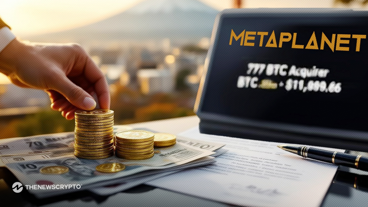 Metaplanet Doubles Down on Bitcoin with 797 BTC Buy at Record Highs