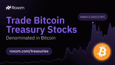 Roxom All Set to Launch World’s First Bitcoin-Denominated Capital Market Platform