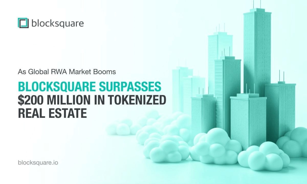 Blocksquare Surpasses $200M in Real Estate Tokenization, Expands Global DeFi Integration